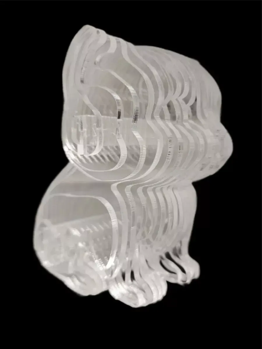 3D конструктор из оргстекла Котёнок